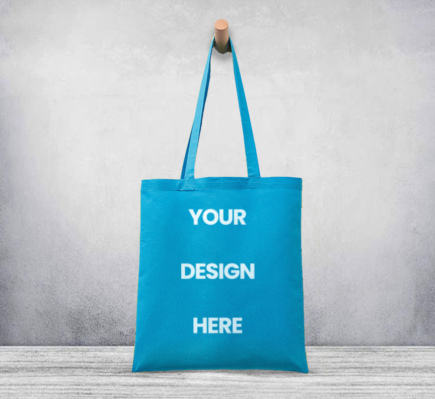 Custom Printed Cotton Shoppers (Long Handle)