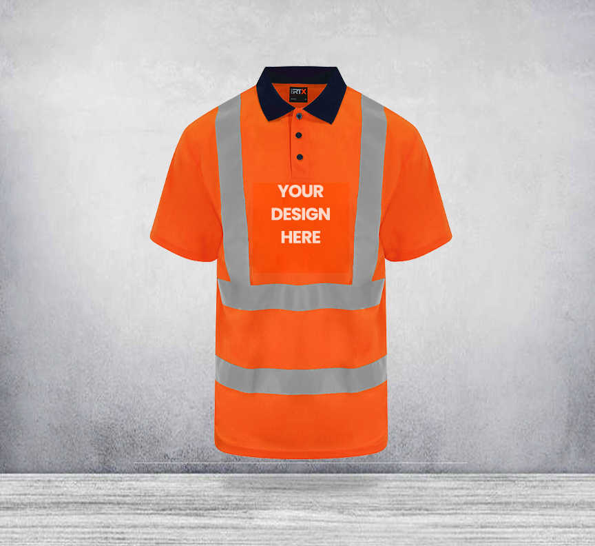Custom Printed Hi Vis Polo