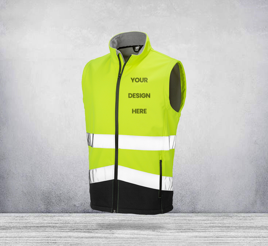 Personalised Hi Vis Safety Gillet