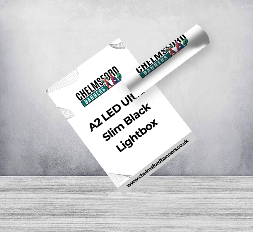 A2 LED Ultra Slim Black Lightbox Replacement Graphics