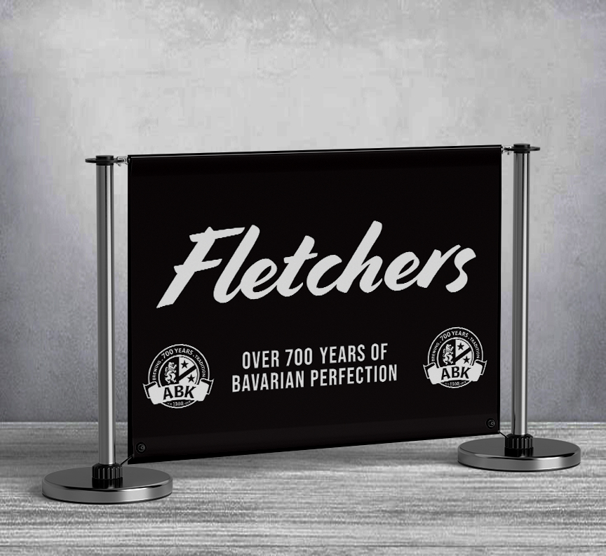 Cafe Barrier Banners