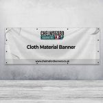 Cloth Material Banner