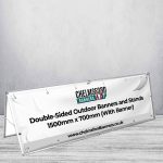 Double-Sided Outdoor Banners and Stands 1500mm x 700mm (With Banner)