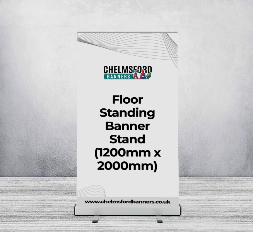 Floor Standing Banner Stand (1200mm x 2000mm)