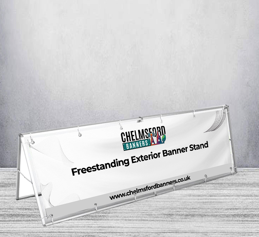 Freestanding Exterior Banner Stand