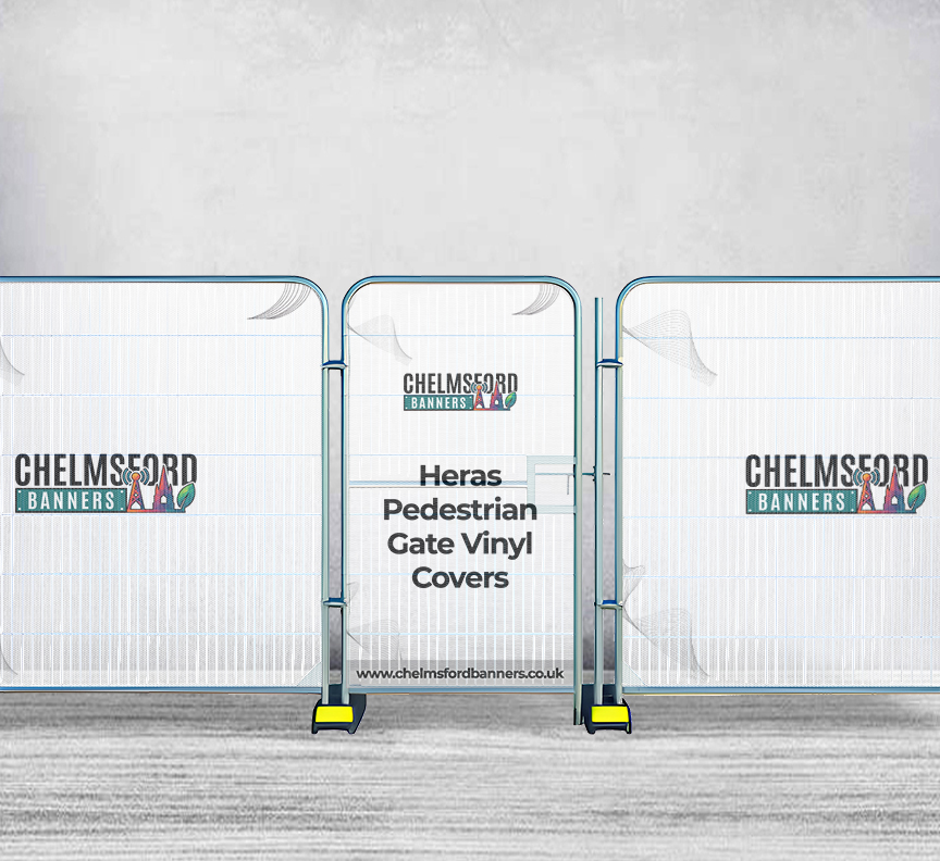 Heras Pedestrian Gate Vinyl Covers