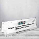 Outdoor Banner and A-Frame 1500mm x 700mm (With Banner)