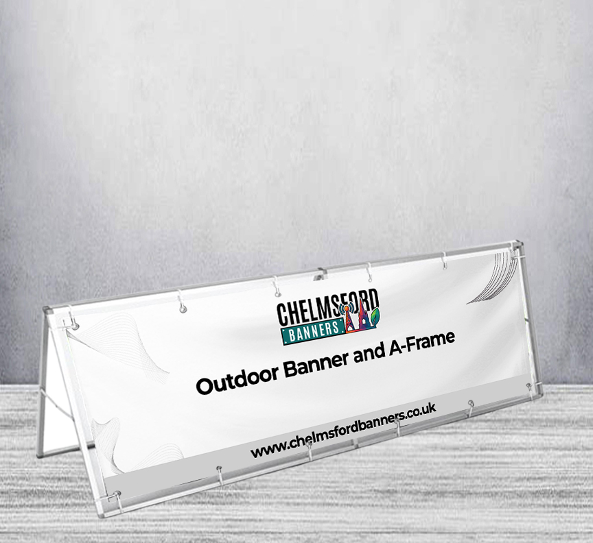 Outdoor Banner and A-Frame