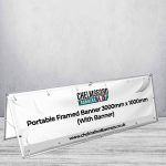 Portable Framed Banner 3000mm x 1000mm (With Banner)