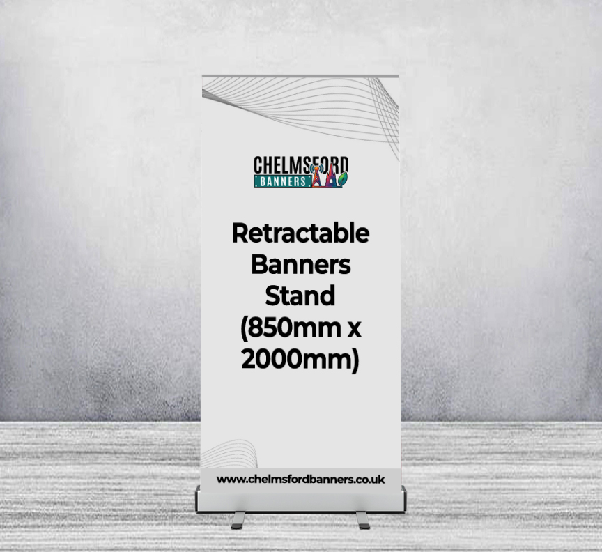 Retractable Banners Stand (850mm x 2000mm)