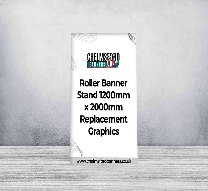 Roller Banner Stand 1200mm x 2000mm Replacement Graphics