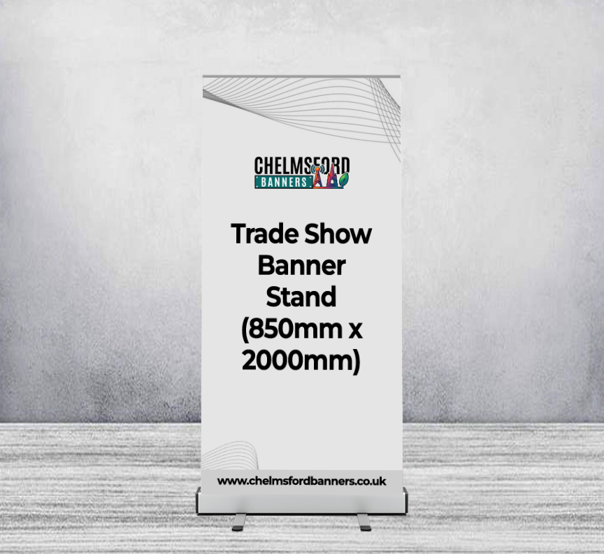 Trade Show Banner Stand (850mm x 2000mm)