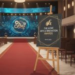 Award Ceremony Gala Easel With Printed Sign