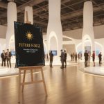 Exhibition Trade Show Easel With Printed Board